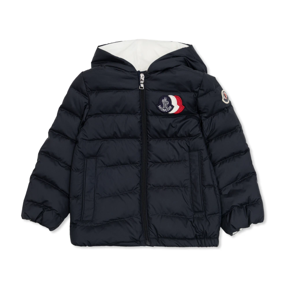 Moncler , Winter Jackets, Unisex, Blue, 2 Y, Hakan Hooded Down Jacket