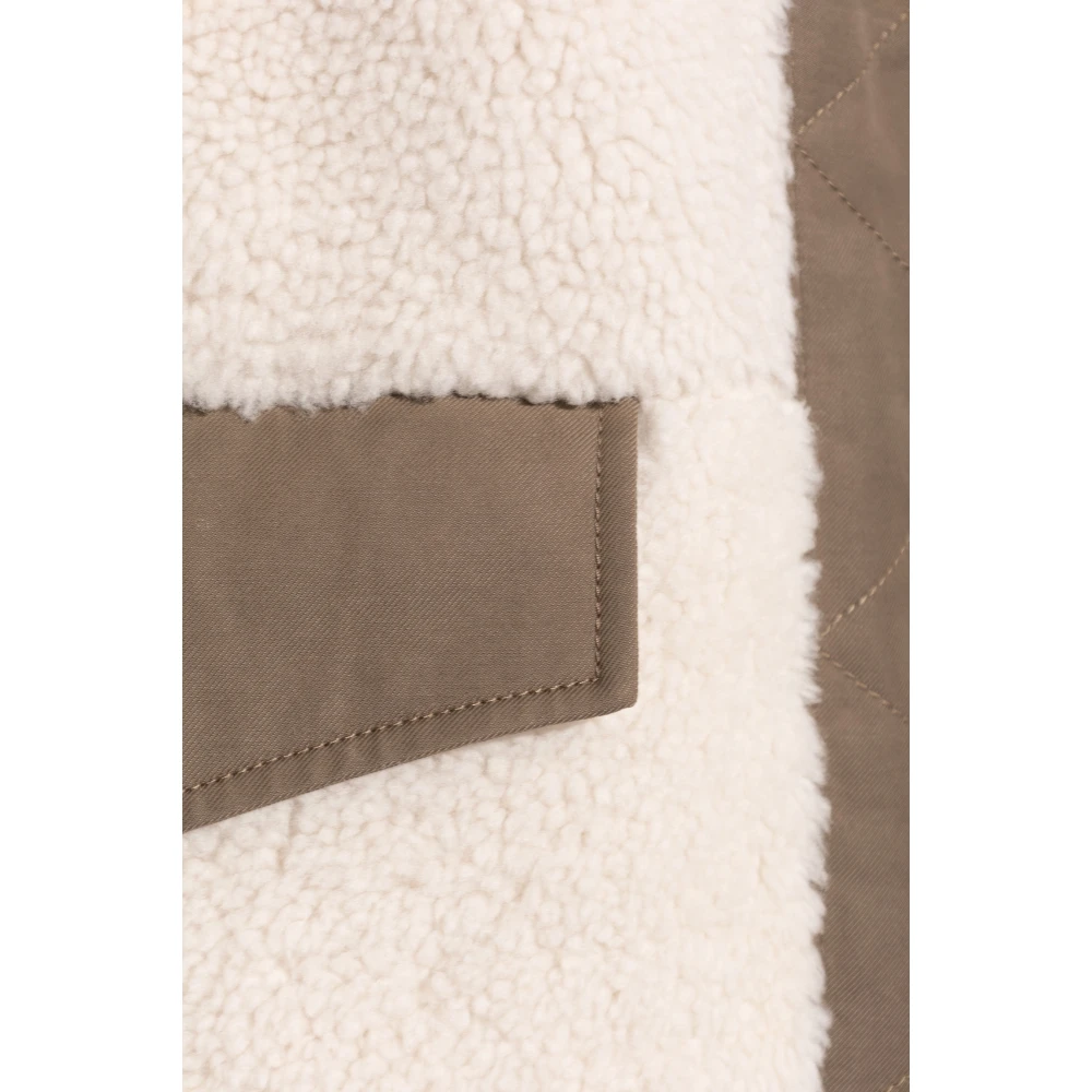 Yves Salomon Omkeerbare jas Brown Dames