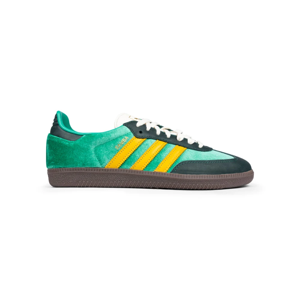 Adidas Grön Court Samba Gul Dam Skor Multicolor, Herr