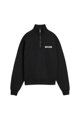 sweatshirt-en-coton-noir-gros-grain