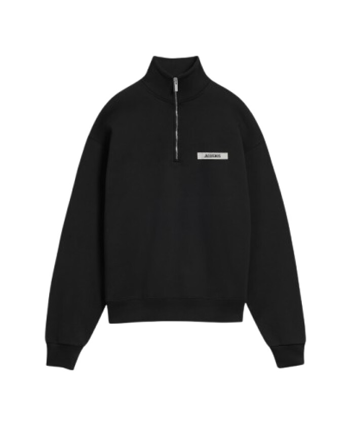 sweatshirt-en-coton-noir-gros-grain