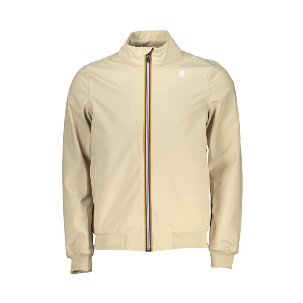 K-way Beige Sportjas met Contrastdetails Beige Heren