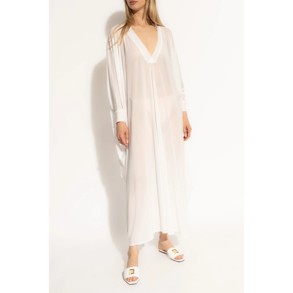 Balmain Strandjurk White Dames