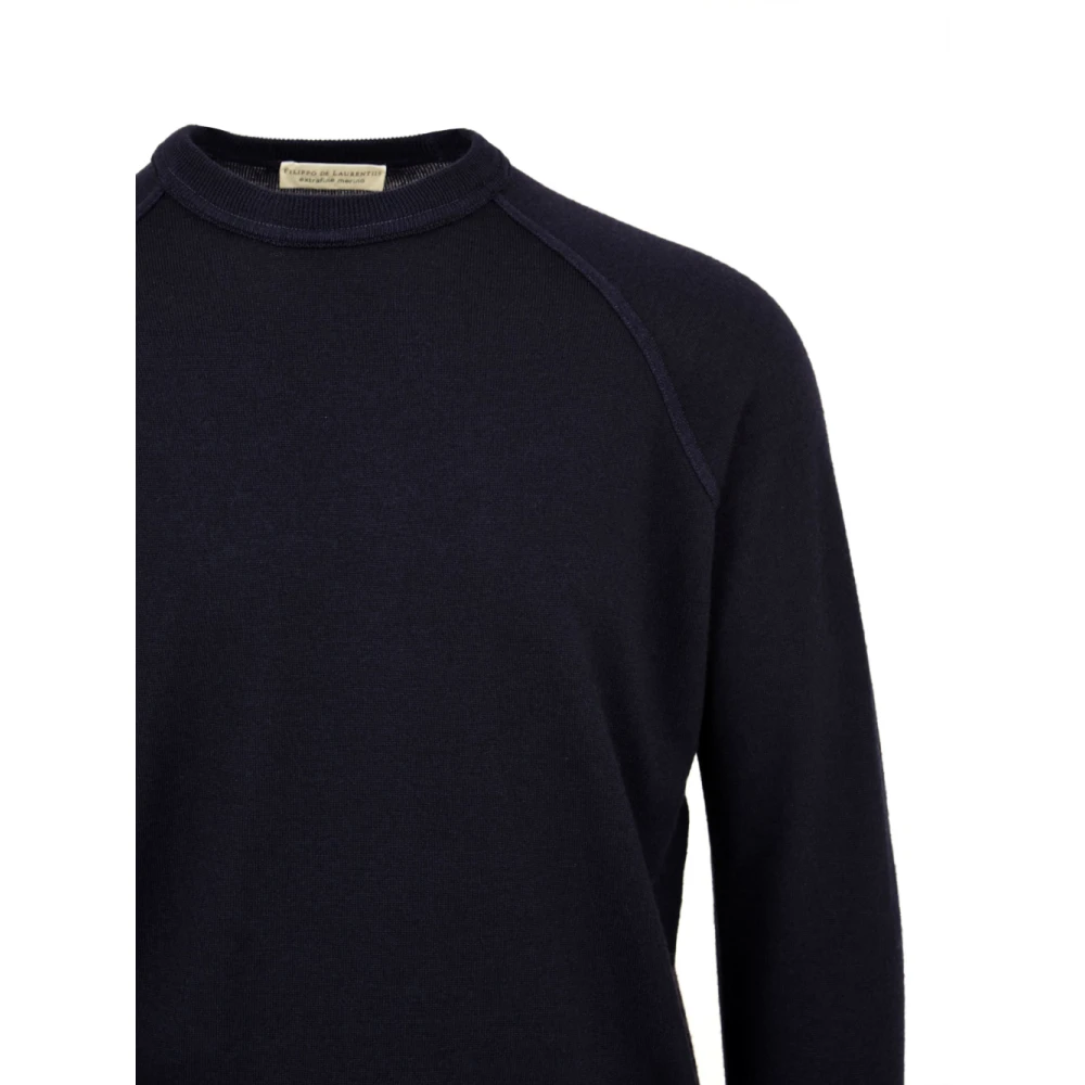 Filippo De Laurentiis Blauwe Sweaters Model Gc1Mlr2A Blue Heren