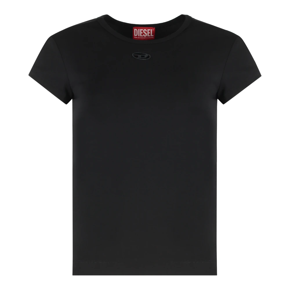 Diesel Vrouw Zwart Tops Dames, M, T-Shirts
