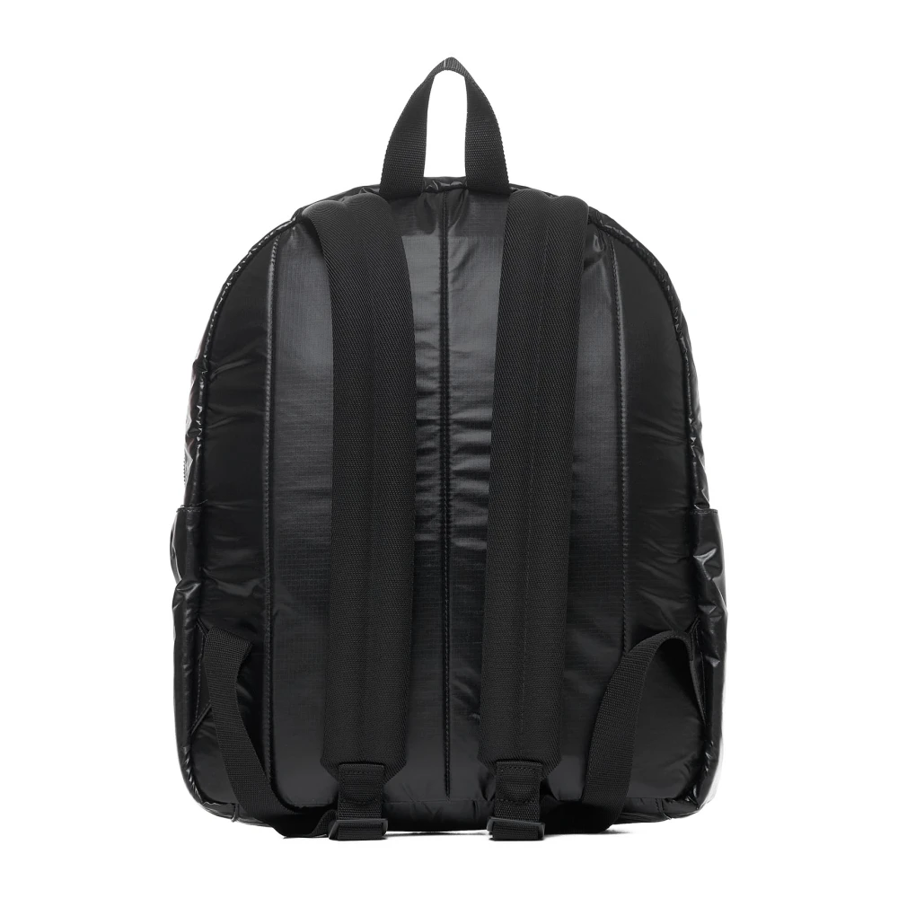 Saint Laurent Nuxx Zwarte Ripstop Nylon Rugzak Black Heren