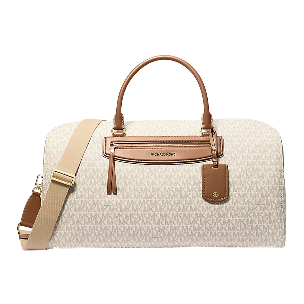Michael Kors White Weekend Bags, Female, One Size, Jet Set Travel Weekend Bag