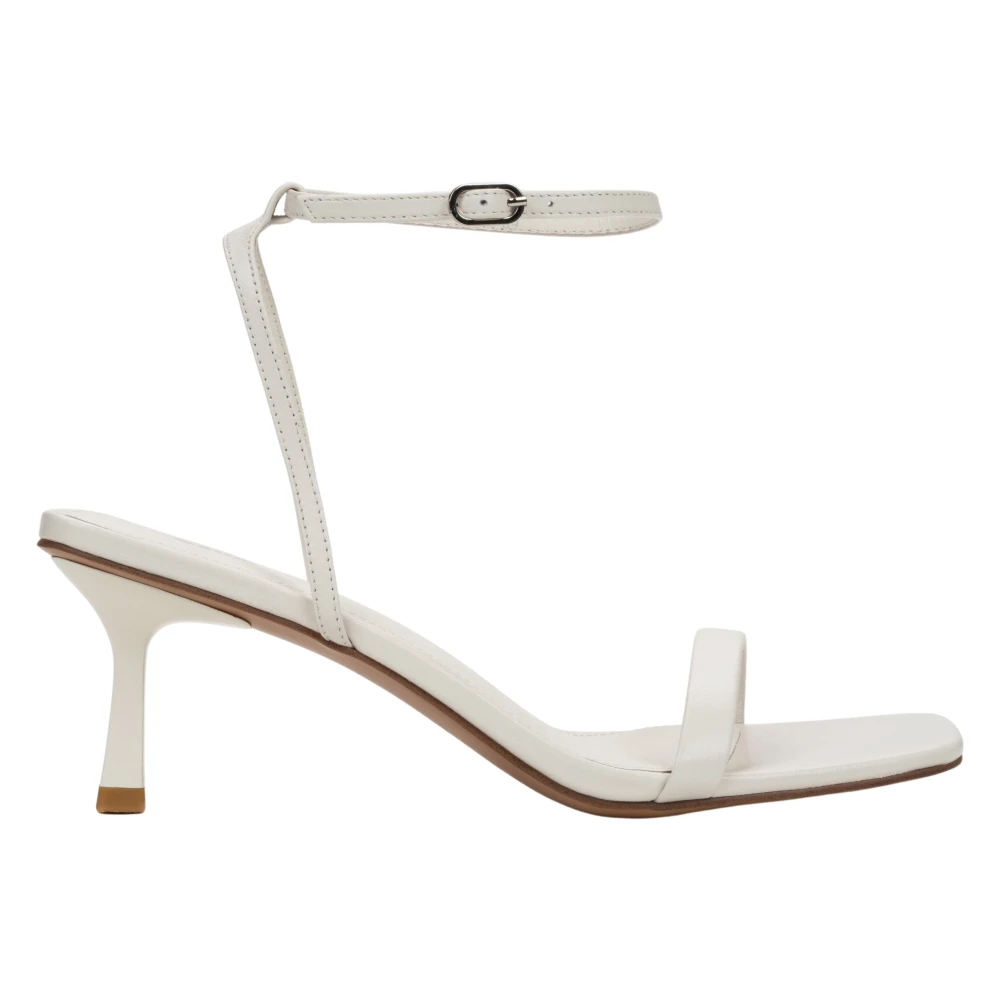 Estro Beige High Heel Sandals, Female, 6 Uk, Funnel Heel Sandals