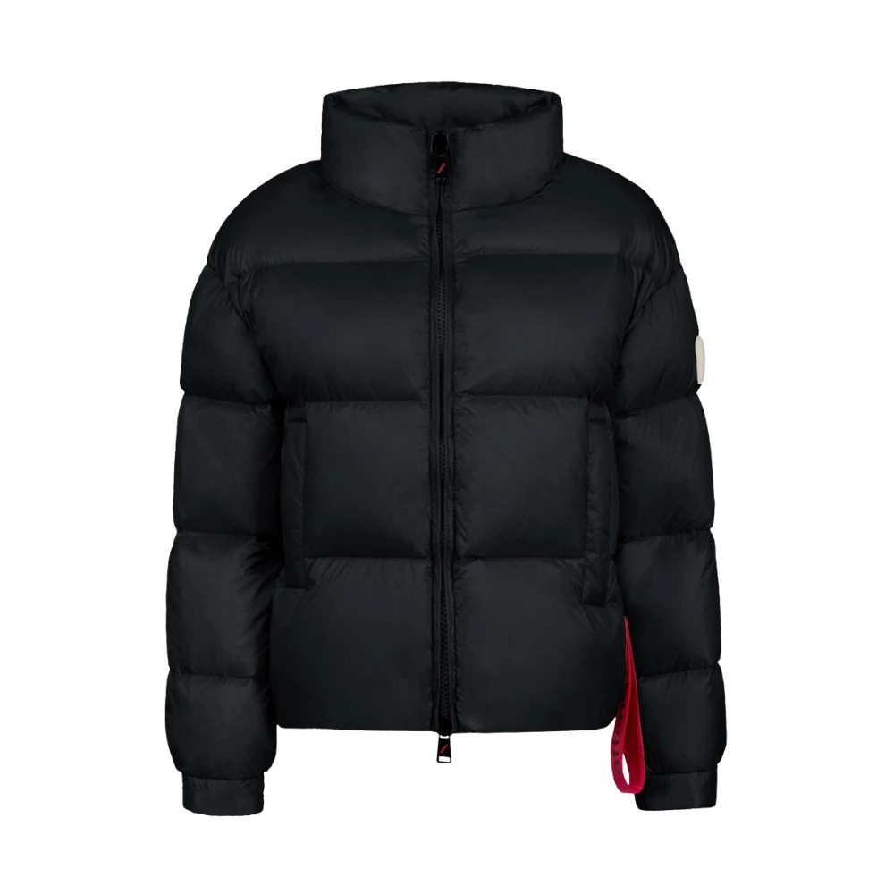 Afterlabel Glanzende Nylon Turku Puffer Jas Black Dames