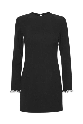 Crepe Mini Dress