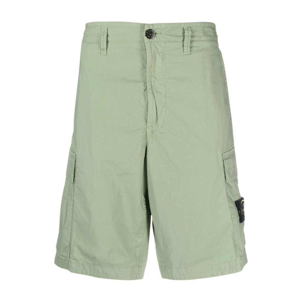 Stone Island Cargo Bermuda Shorts Green Heren