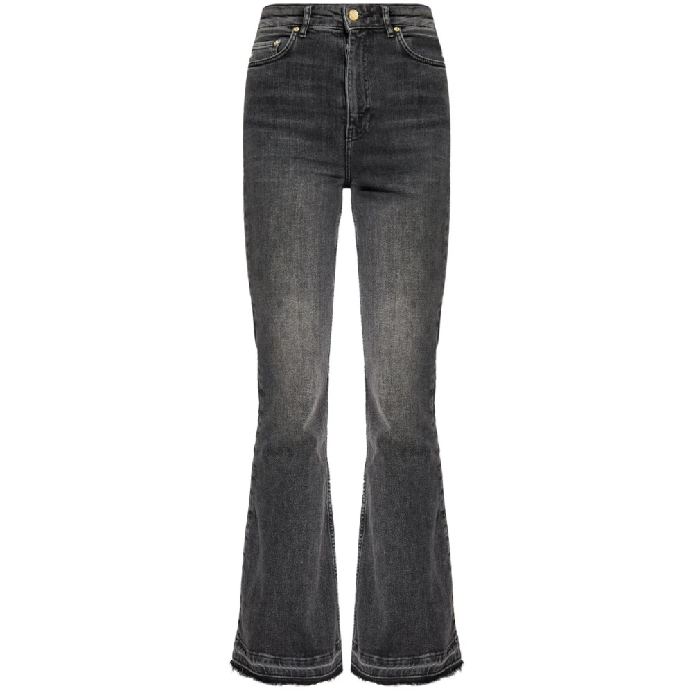 Ganni Stijlvolle Denim Jeans Black Dames
