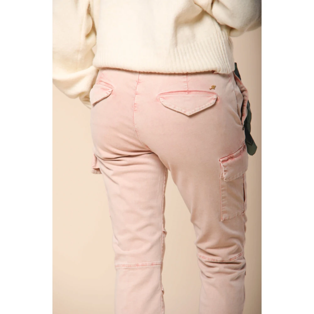 Mason's Cargo broek voor vrouwen Curvy Fit Pink Dames