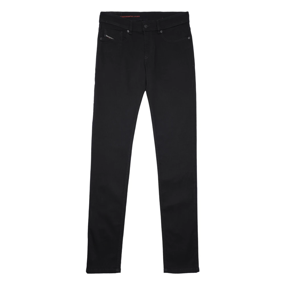 Diesel Men's Black Punk-Rock Skinny Jeans - Sleenker