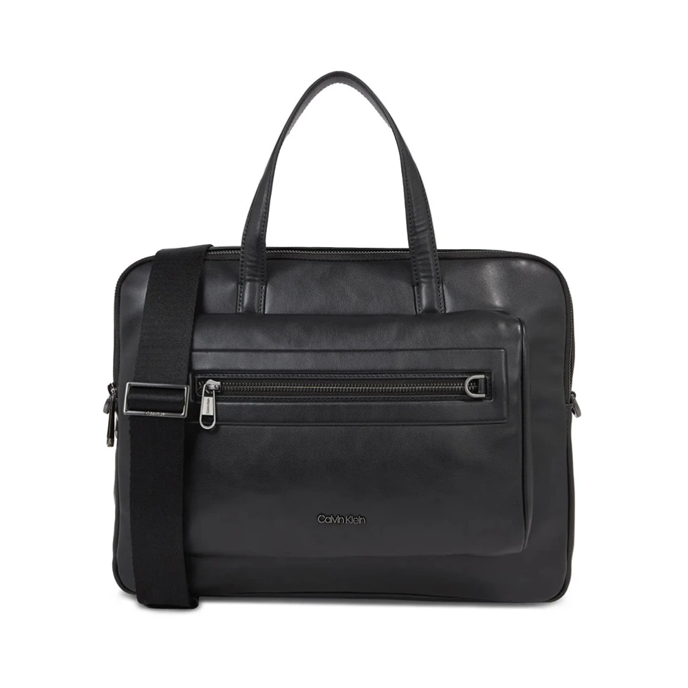 Calvin Klein Zwarte tassen met verstelbare band Black Heren