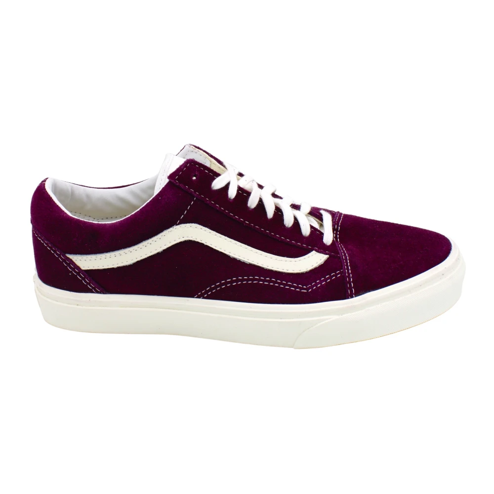 Vans Vintage Suède Veters Rubberen Zool Dames Schoenen Paars