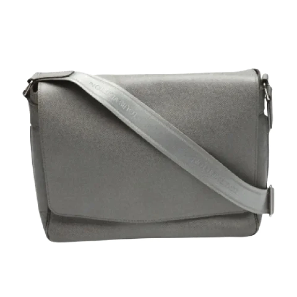 Louis Vuitton Vintage Pre-owned Leather louis-vuitton-bags Gray Dames
