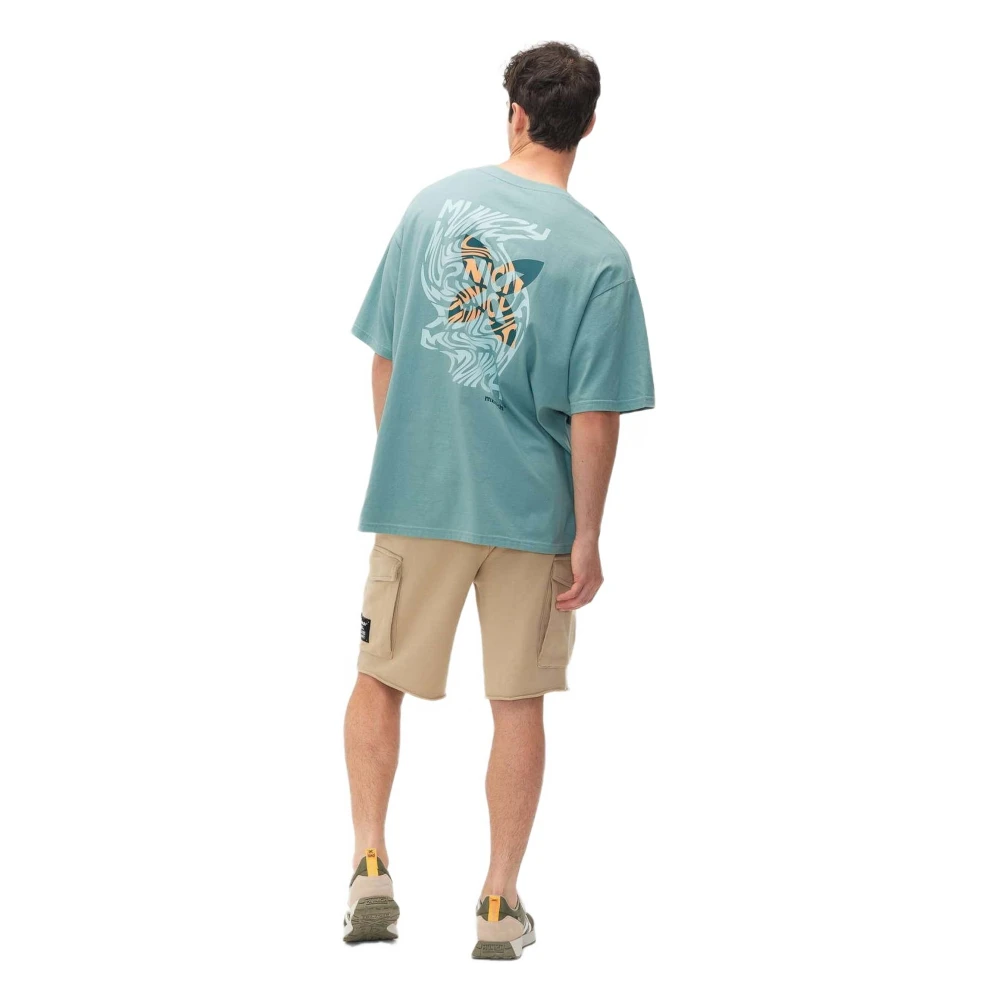 Munich Oversize Psicodelia T-shirt Green Heren