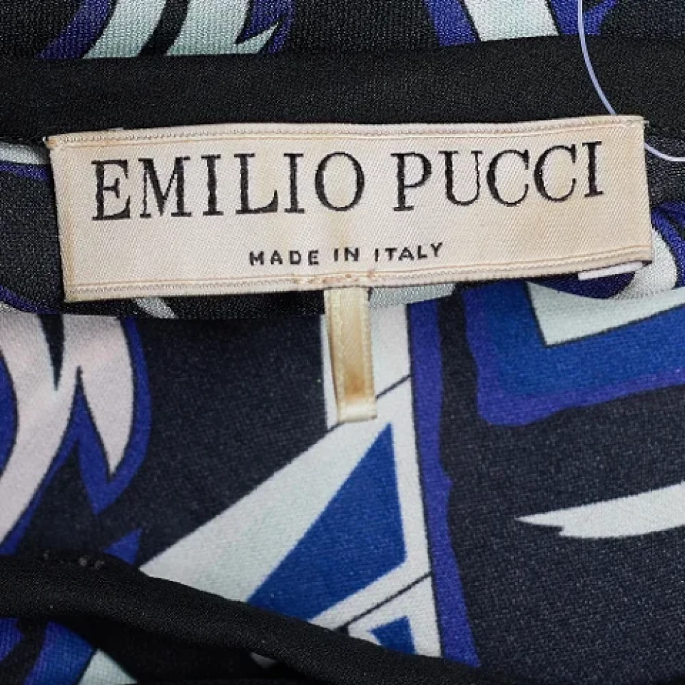 Emilio Pucci Pre-owned Silk tops Purple Dames