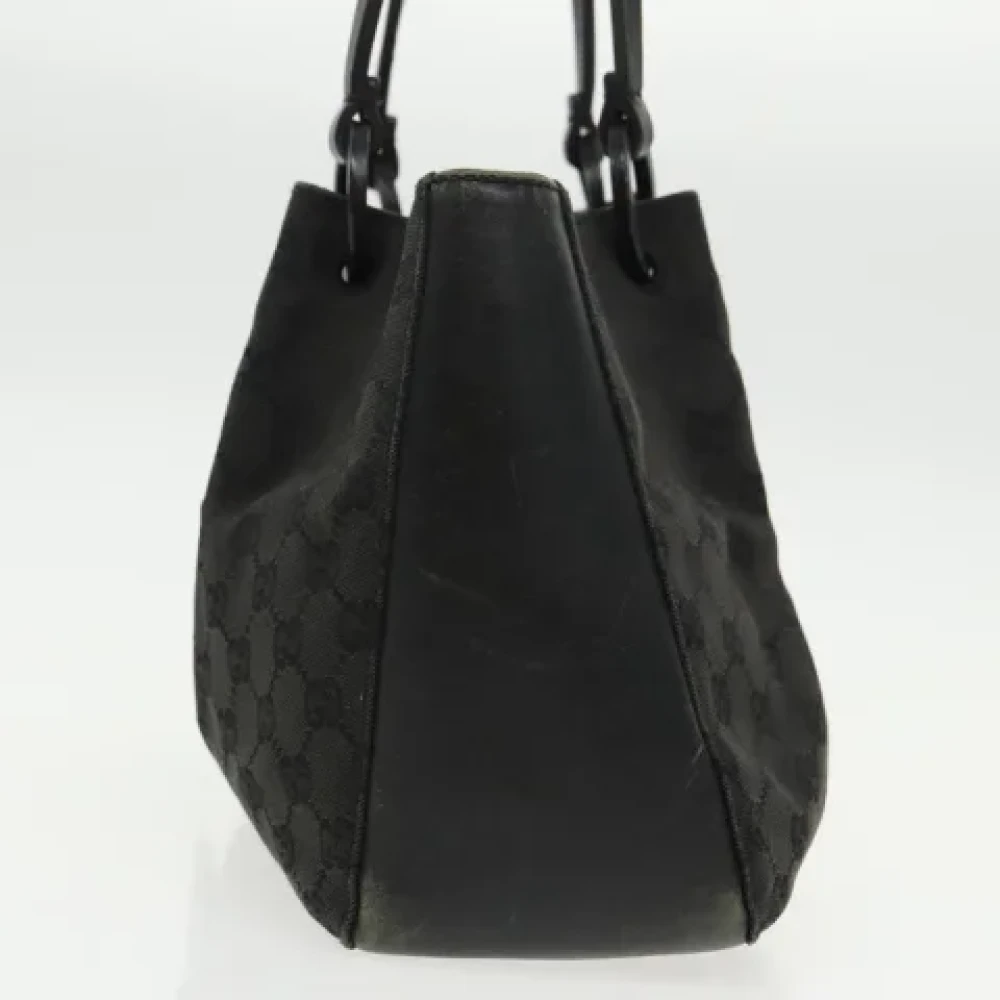 Gucci Vintage Pre-owned Canvas gucci-bags Black Dames