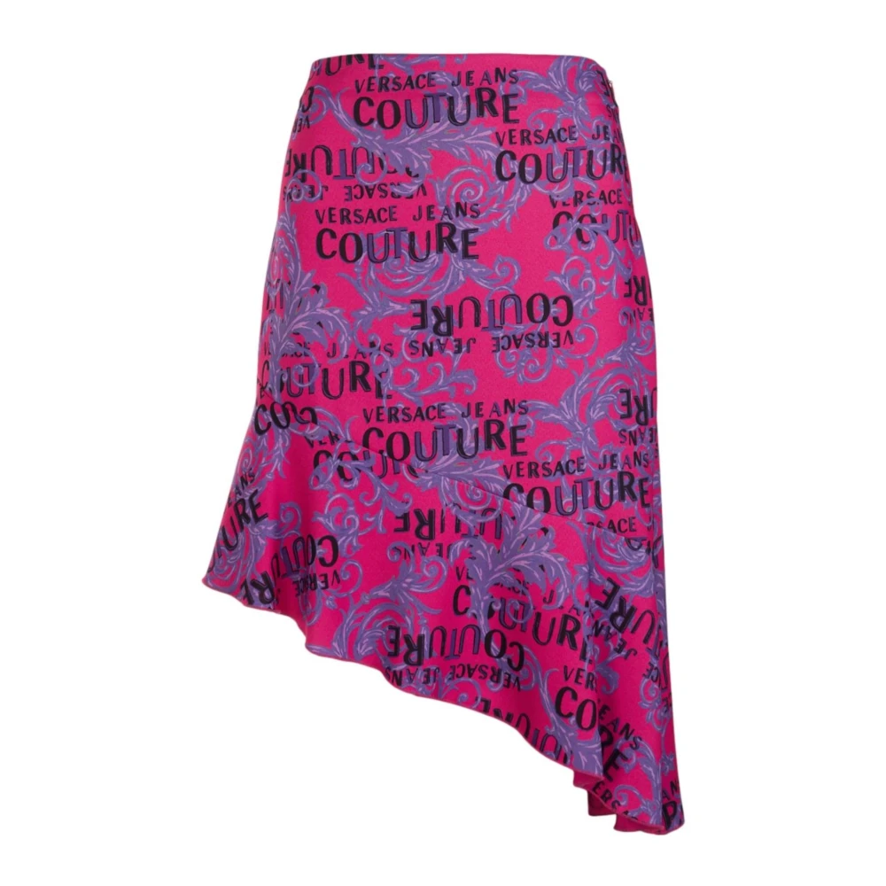 Versace Jeans Couture Women's Purple Midi Skirt 74He818ns228406 - Midi Skirts - Xs - Skirts