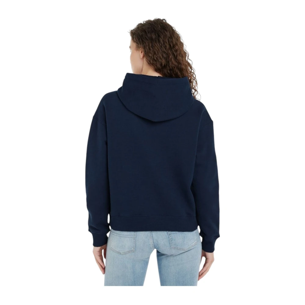 Tommy Jeans Hoodie Sweatshirt Blue Dames