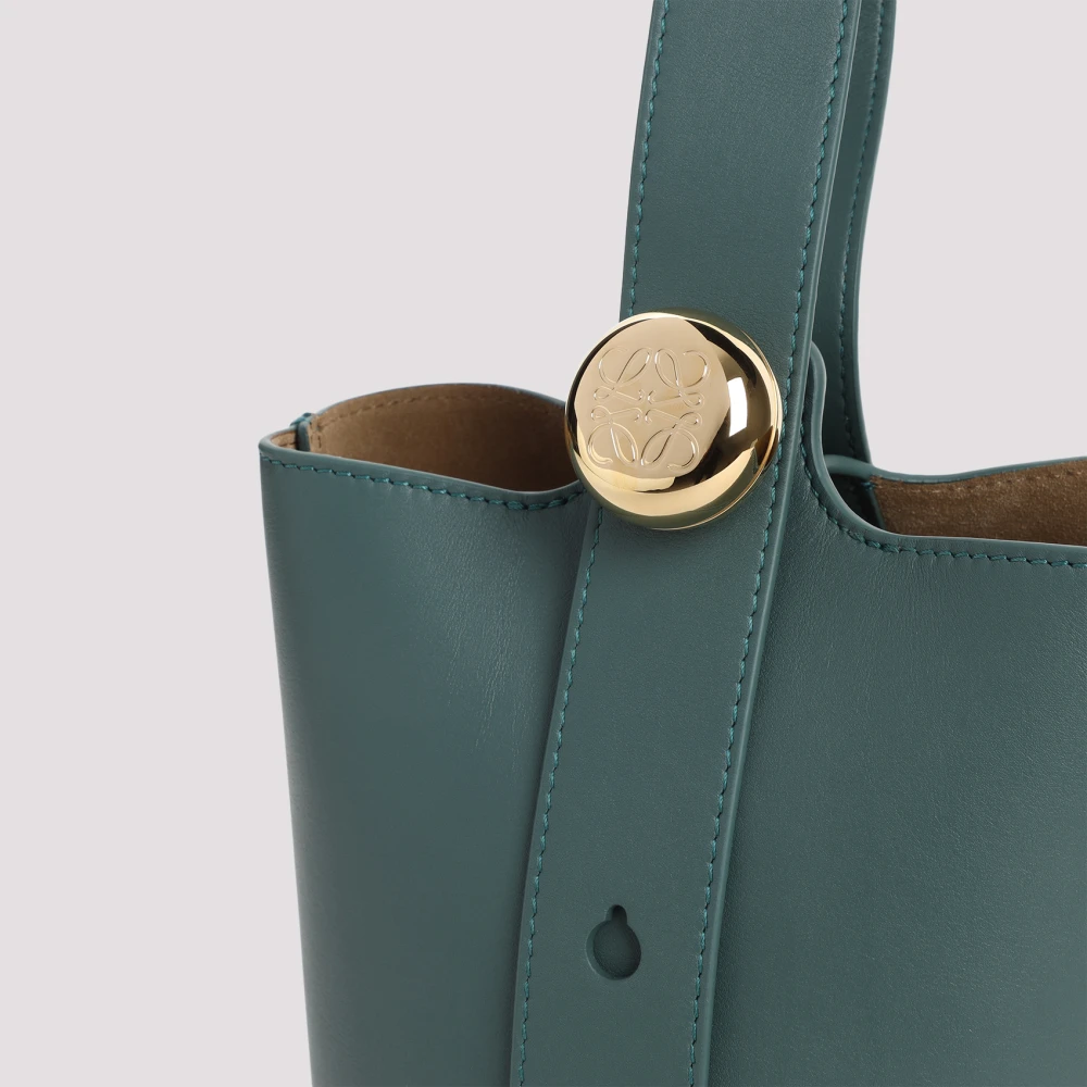 Loewe Mini Bucket Bag in Vetiver Green Dames