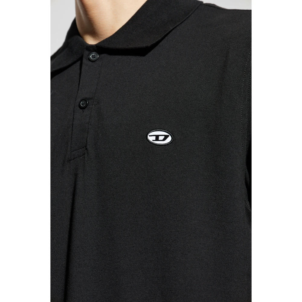 Diesel Polo T-Rejust-Doval-Pj Black Heren