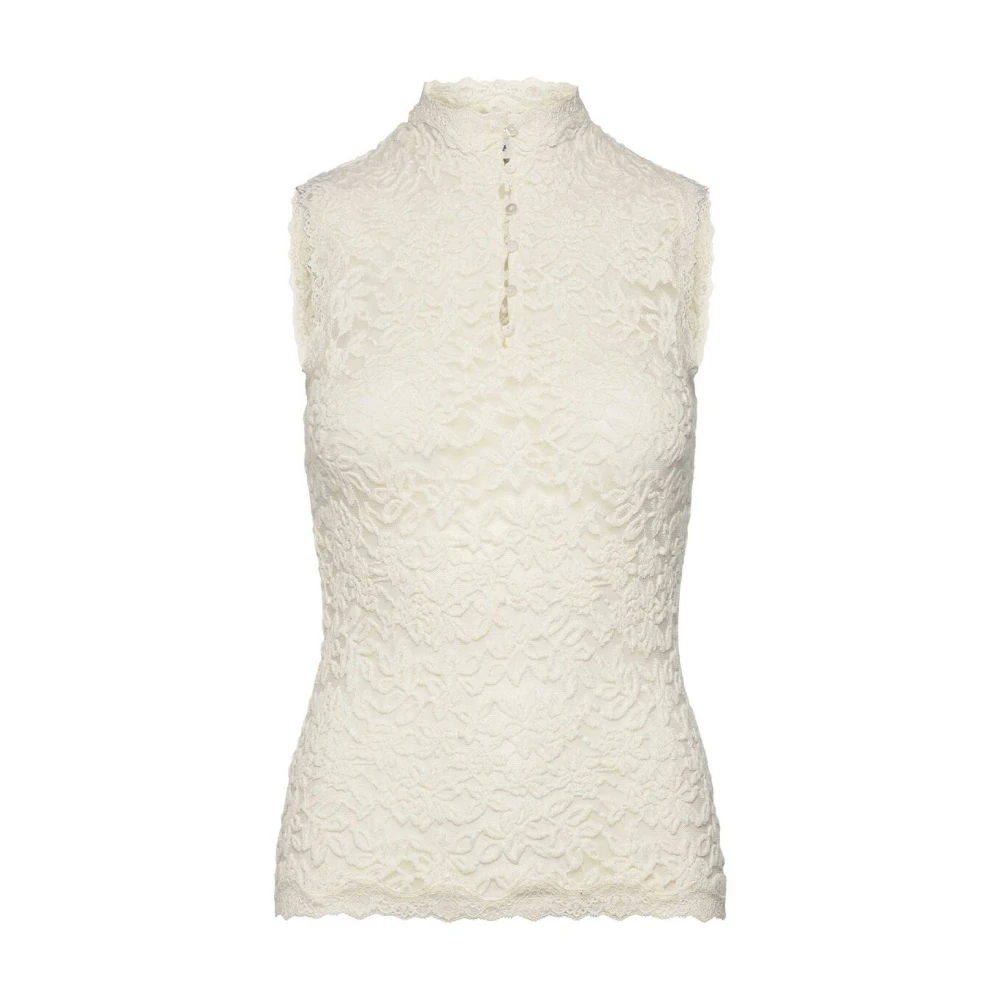 Rosemunde Mouwloze Delicia Top Beige Dames