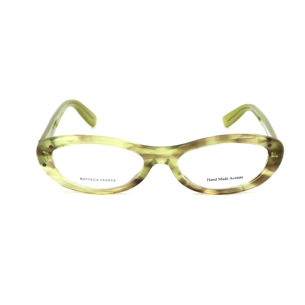 Bottega Veneta Groene Acetaatframebril met Havana Wijzerplaat Green Dames