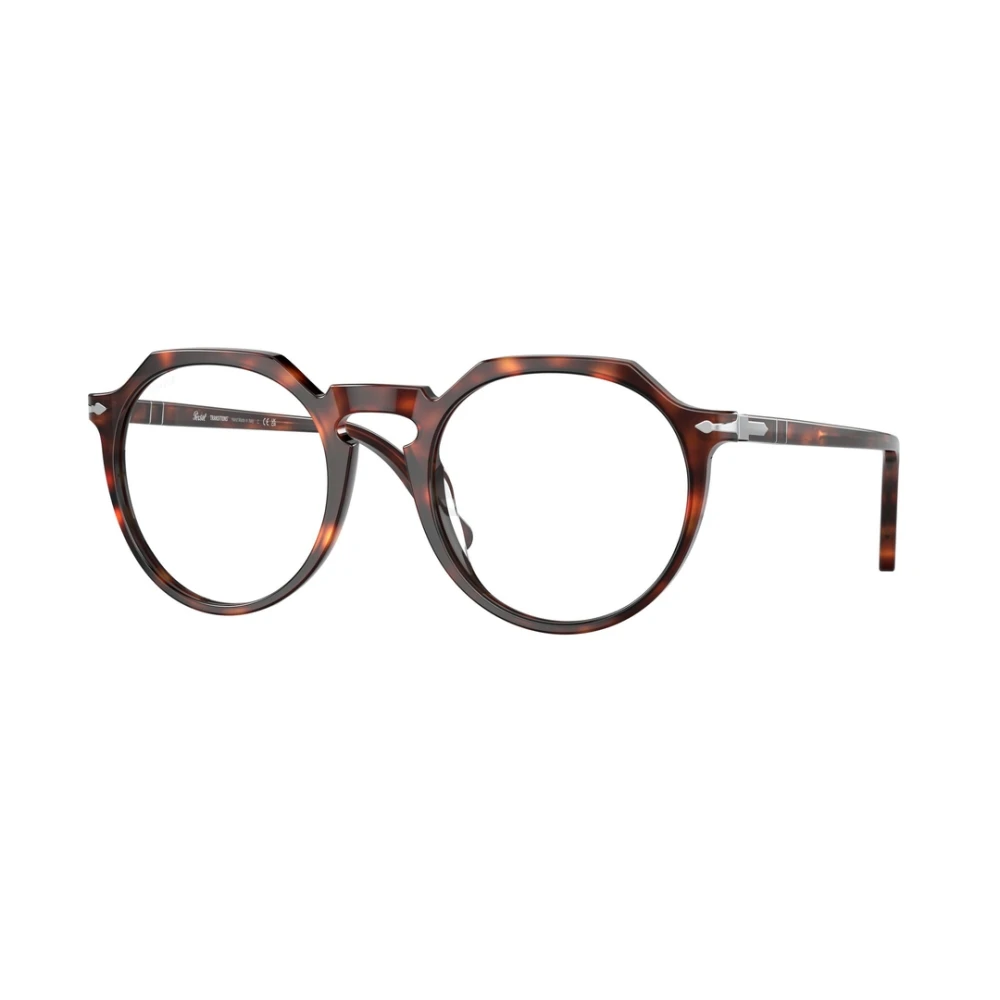 Persol Klassieke zonnebril met zwart montuur Brown Unisex