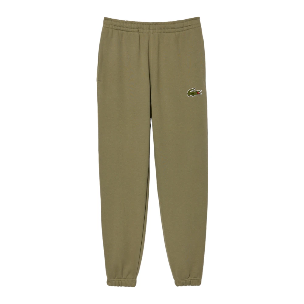 Lacoste Groene Sportieve Sweatpants Franse Chic Stijl Green Heren