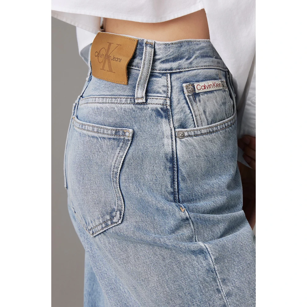 Calvin Klein Jeans Lichte Denim Broek voor Mannen Blue Dames