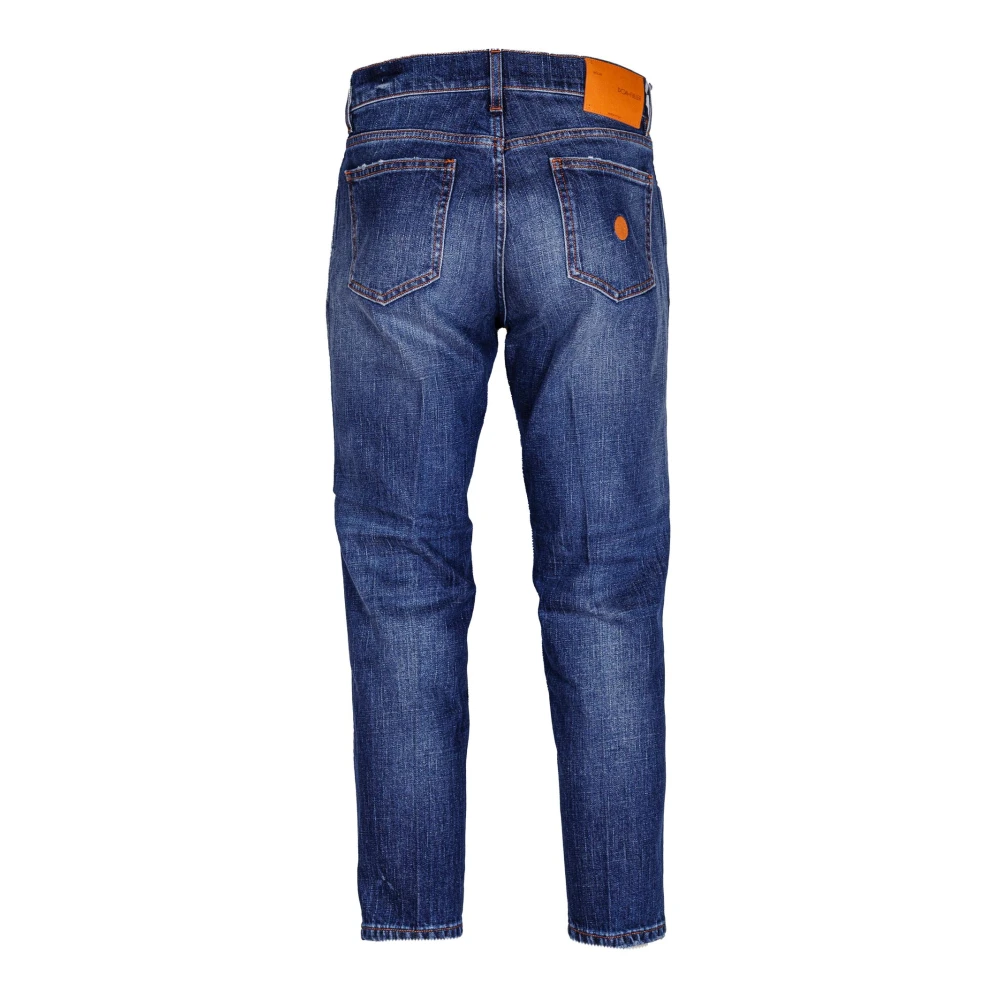 Don The Fuller Italiaanse wortel fit jeans lage taille Blue Heren