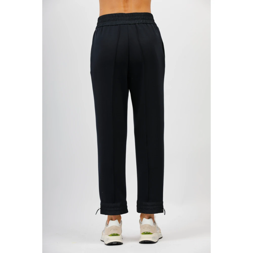 MeiMeiJ Scuba Stof Broek Blue Dames