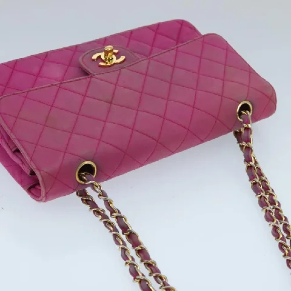 Chanel Vintage Pre-owned Satin chanel-bags Pink Dames