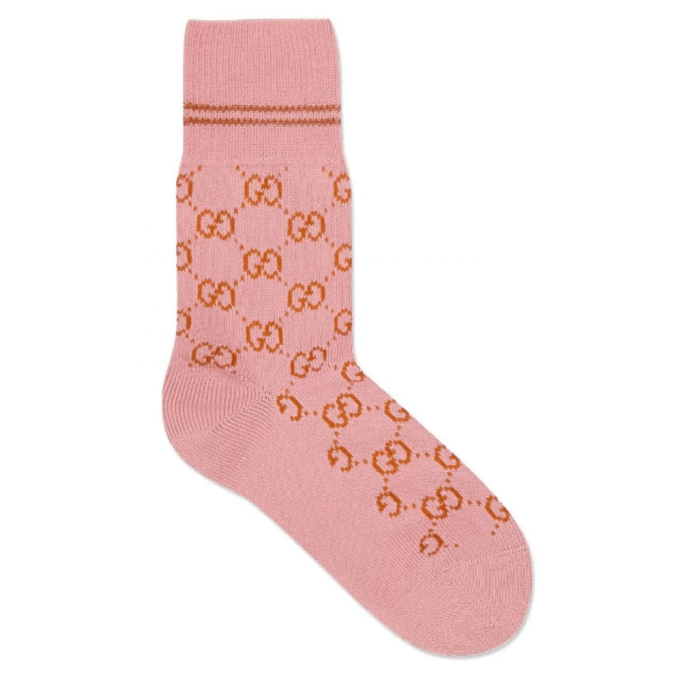 Gucci Enkelsokken met Interlocking G-logo Pink Dames