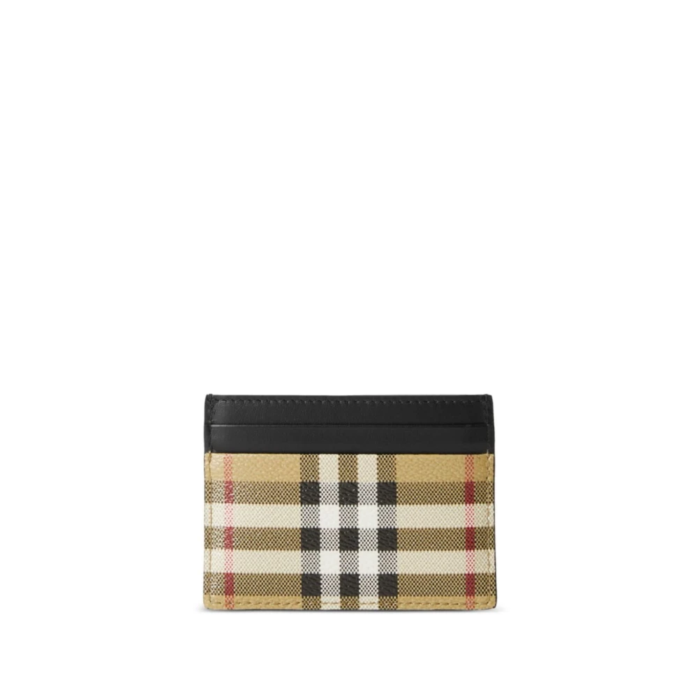 Burberry Vintage Check Portemonnees in Beige Heren