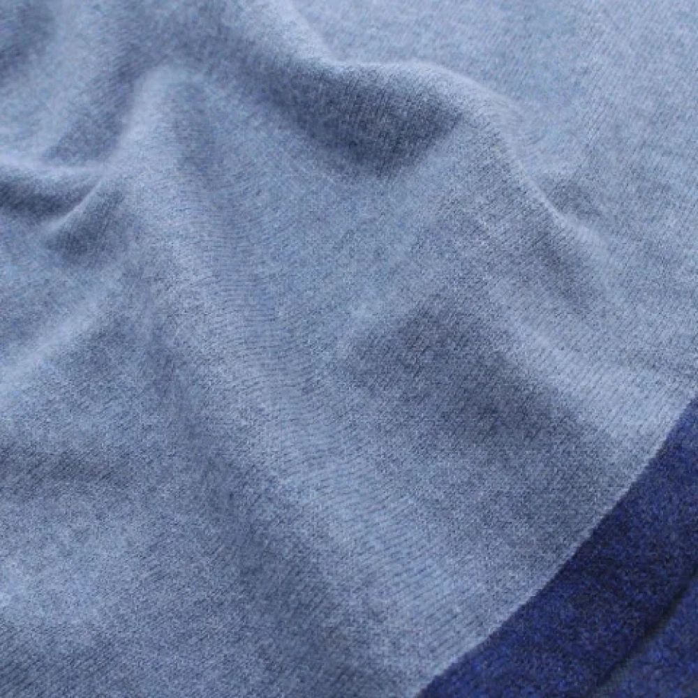 Chanel Vintage Pre-owned Cashmere scarves Blue Dames