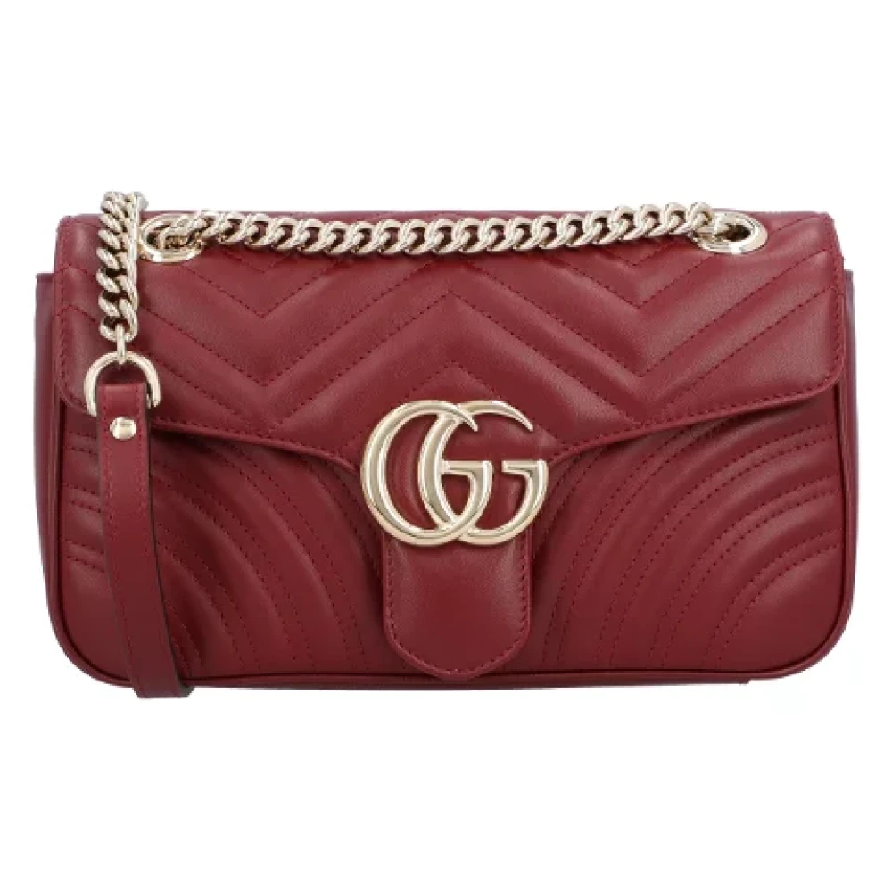 Gucci Leather -bags Red Dames