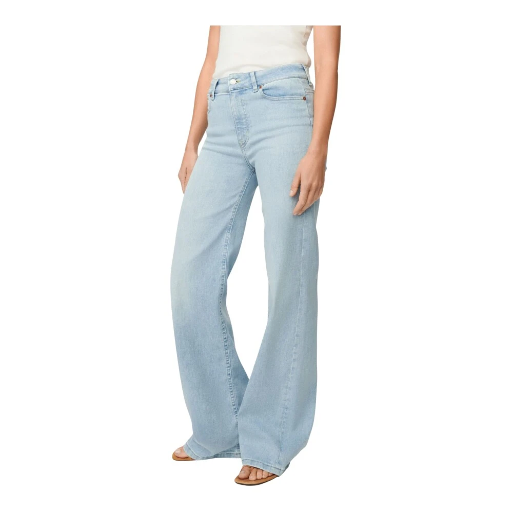 Lois Blue Wide Trousers, Female, W28 L34, Palazzo Jeans
