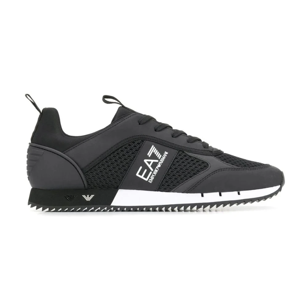 Emporio Armani Ea7 Mannelijk Zwart Schoenen Heren, 44 Eu, E Casual Trainers Sneakers