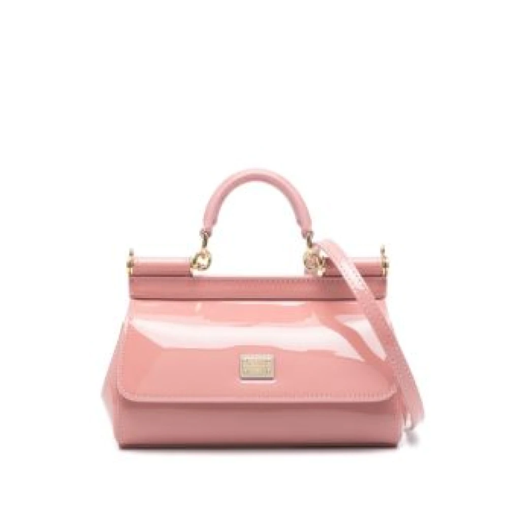 Dolce & Gabbana Liten Sicily Toteväska Pink, Dam