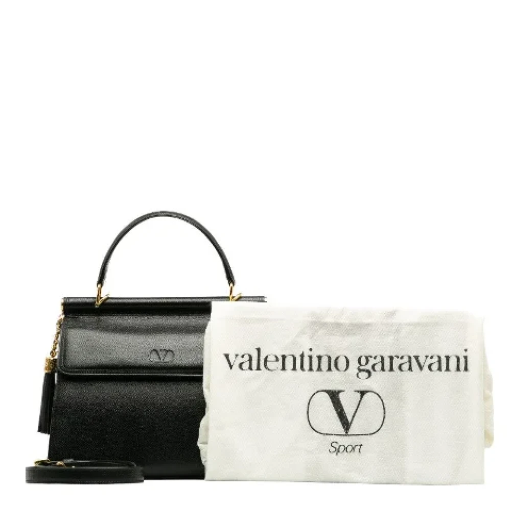 Valentino Vintage Pre-owned Leather handbags Black Dames