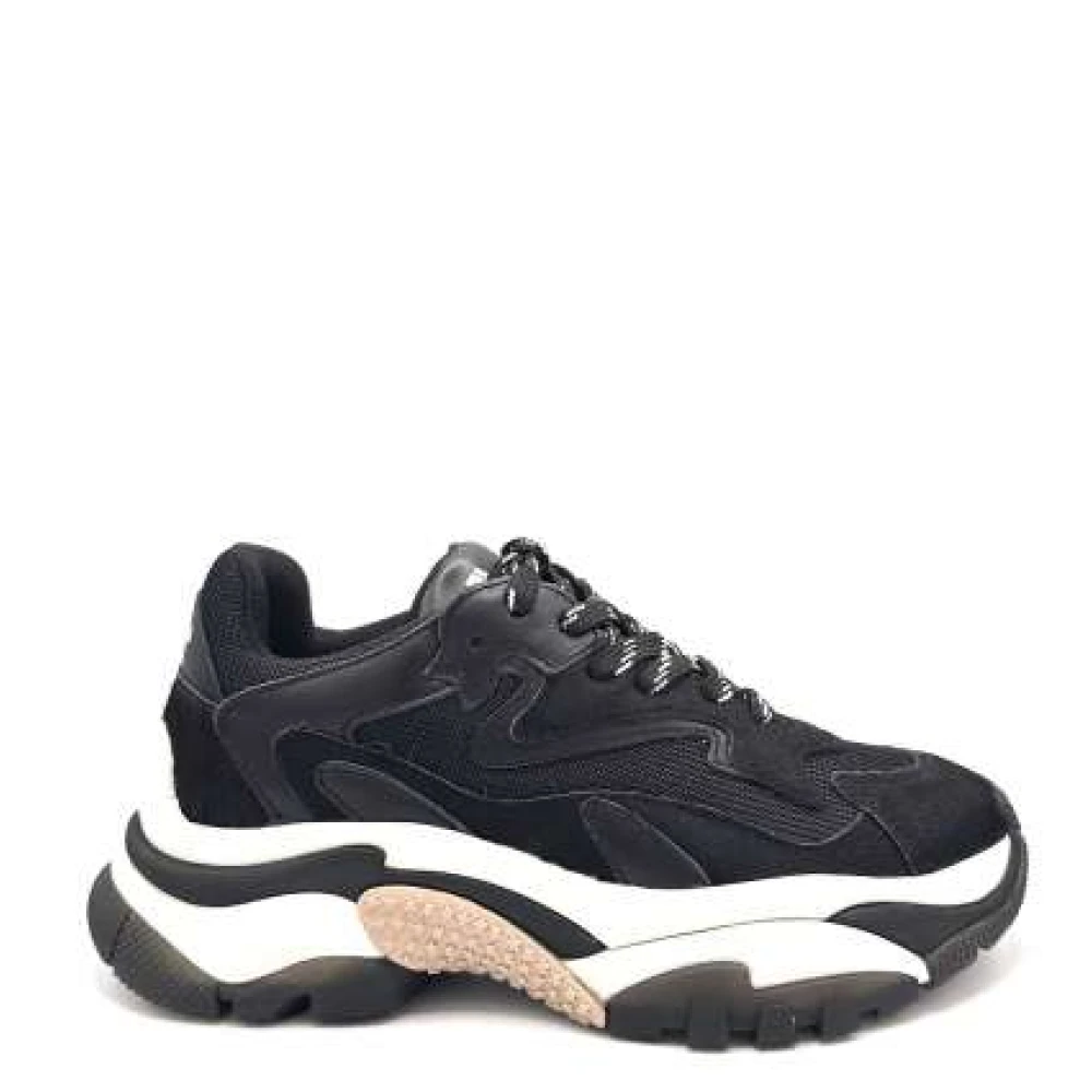 ASH Zwarte leren sneaker Addict Dames Schoenen