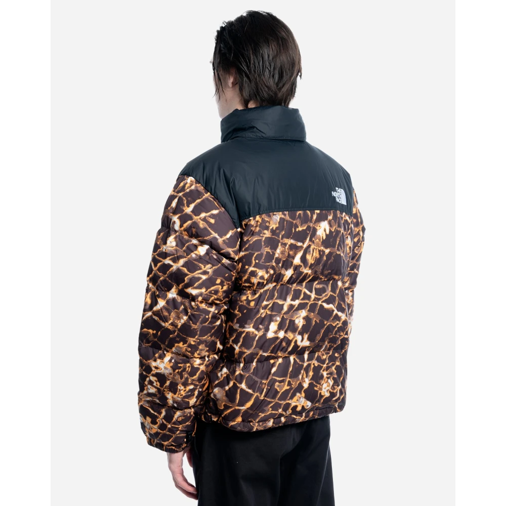 The North Face Retro Nuptse Jas Brown Heren