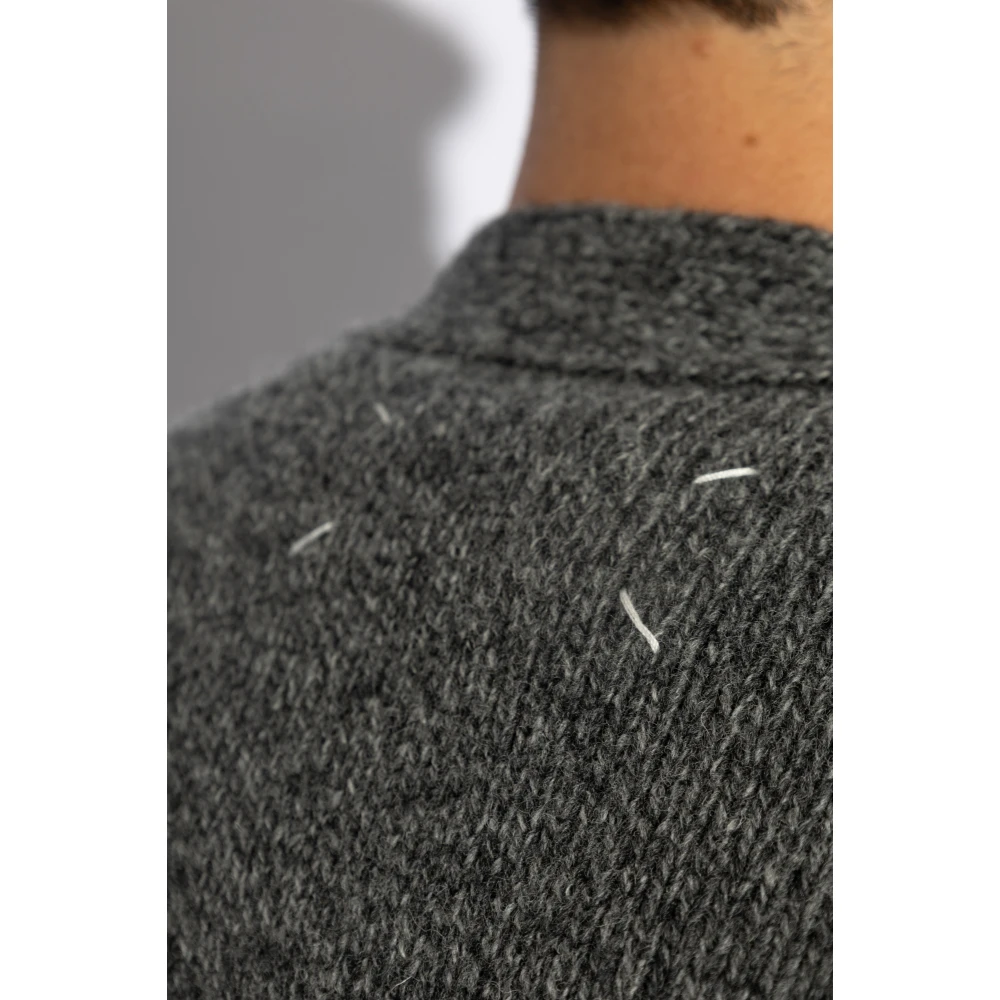 Maison Margiela Knoop omhoog vest Gray Heren