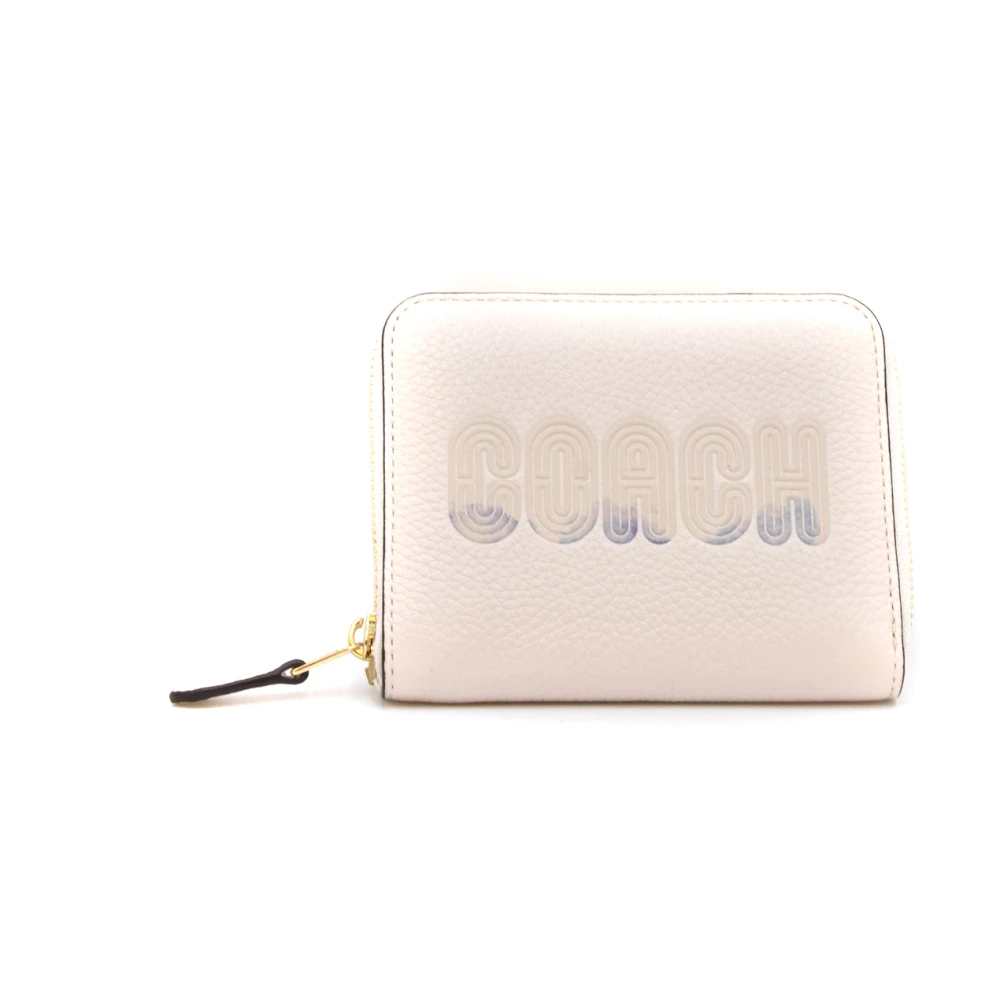 Coach Women's Beige Card Holder Wallet - Wallets & Cardholders - One Size - Accessories