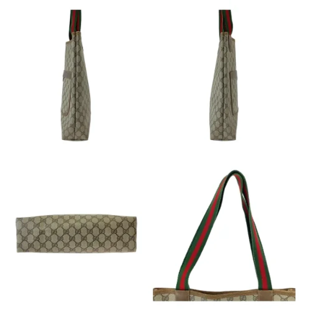 Gucci Vintage Pre-owned Canvas gucci-bags Brown Dames
