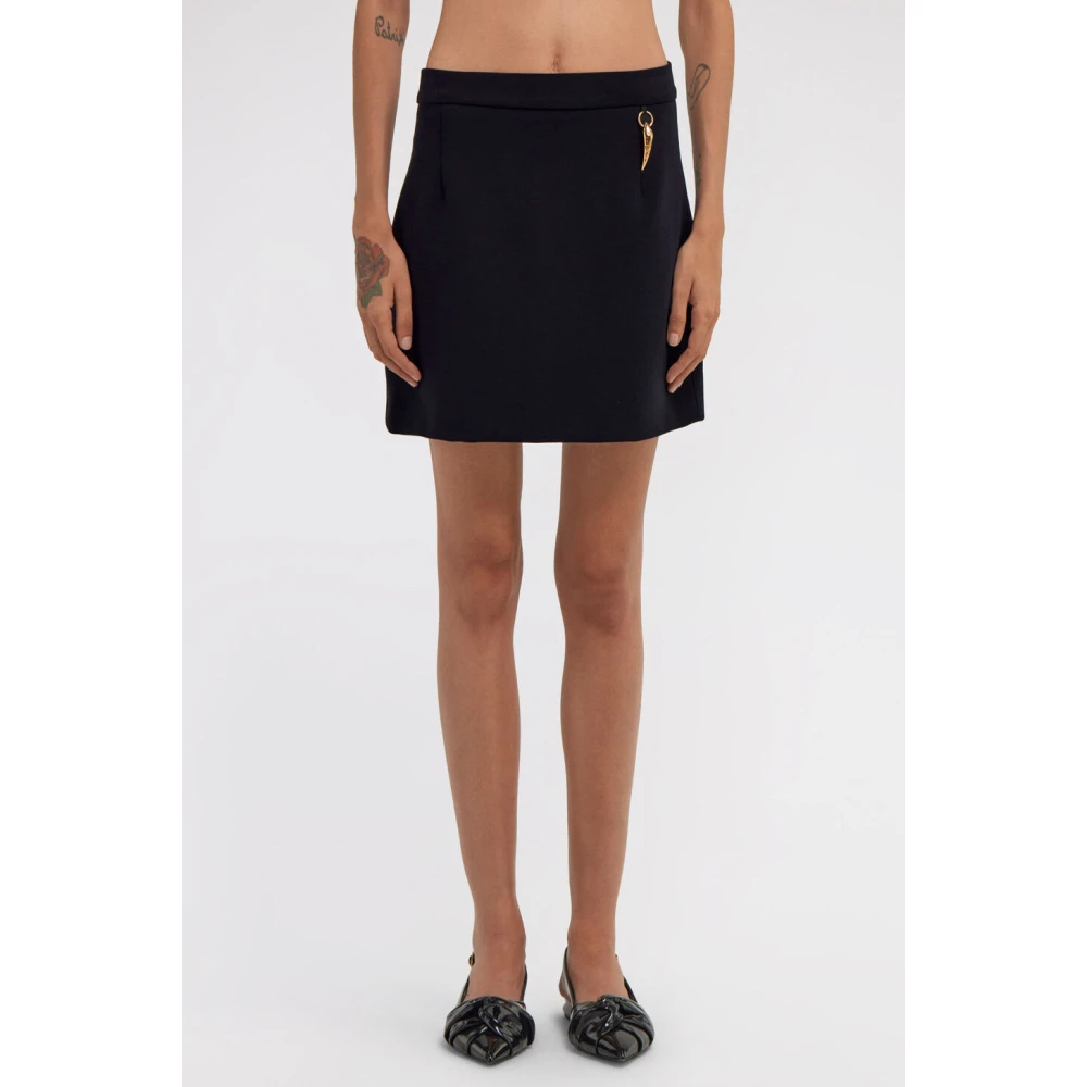 Roberto Cavalli Fang Mini-rok met versieringen Black Dames